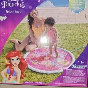Disney Princess Ariel The Little Mermaid Splash Pad‎ Pool Sprinkler Mat